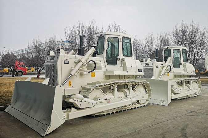 世界有我，山推助力聯(lián)合國(guó)維和任務(wù)。